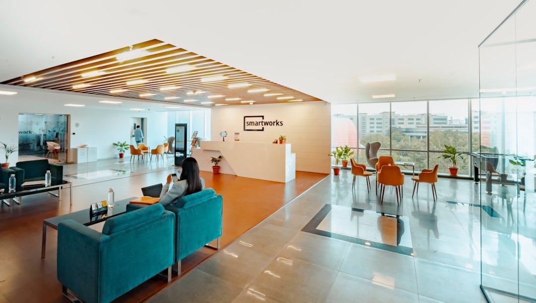 Lobby of a Benchmark Bank location